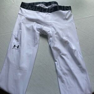 Under Armour White Athletic Pants